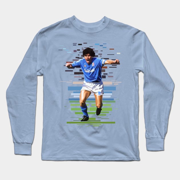 Napoli Legend Long Sleeve T-Shirt by akyanyme